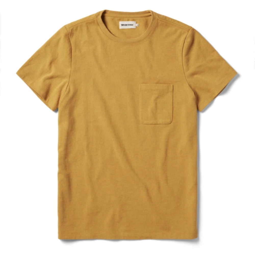 The Heavy Bag Tee in Gold NWT